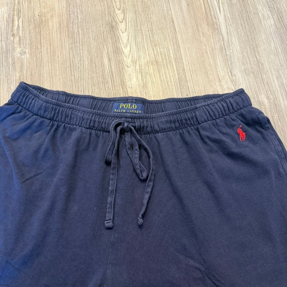 Polo Ralph Lauren Mens Medium‎ Cotton Lounge Shorts Navy